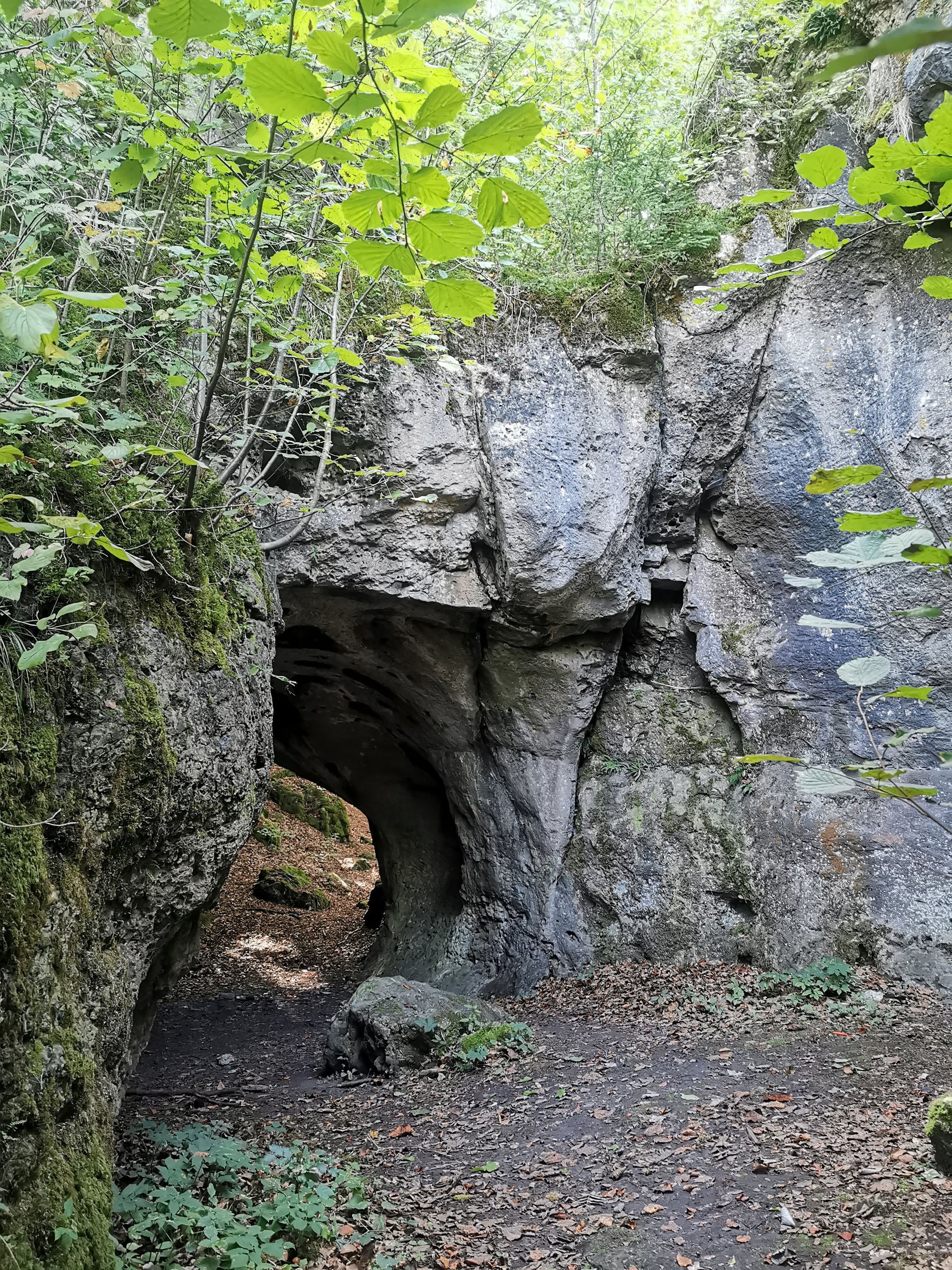 Obertrubach Rundwanderung der Felstunnel