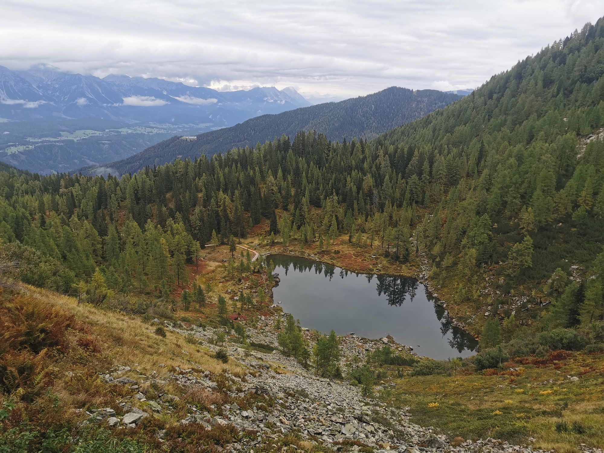 Reiteralm: Höhenweg Wanderung zum Spiegelsee und Rippeteck