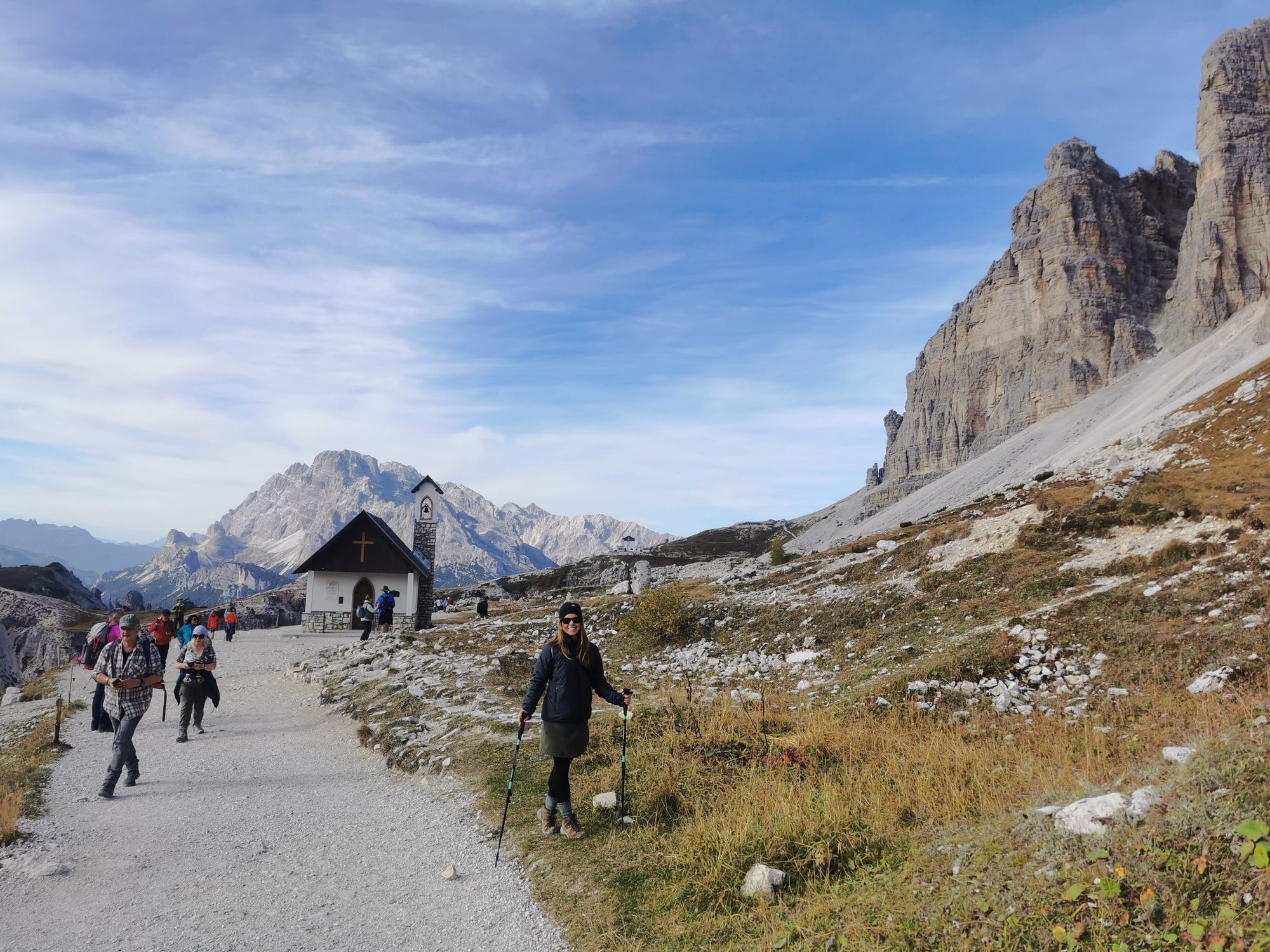 Um die Drei Zinnen in den Dolomiten wandern