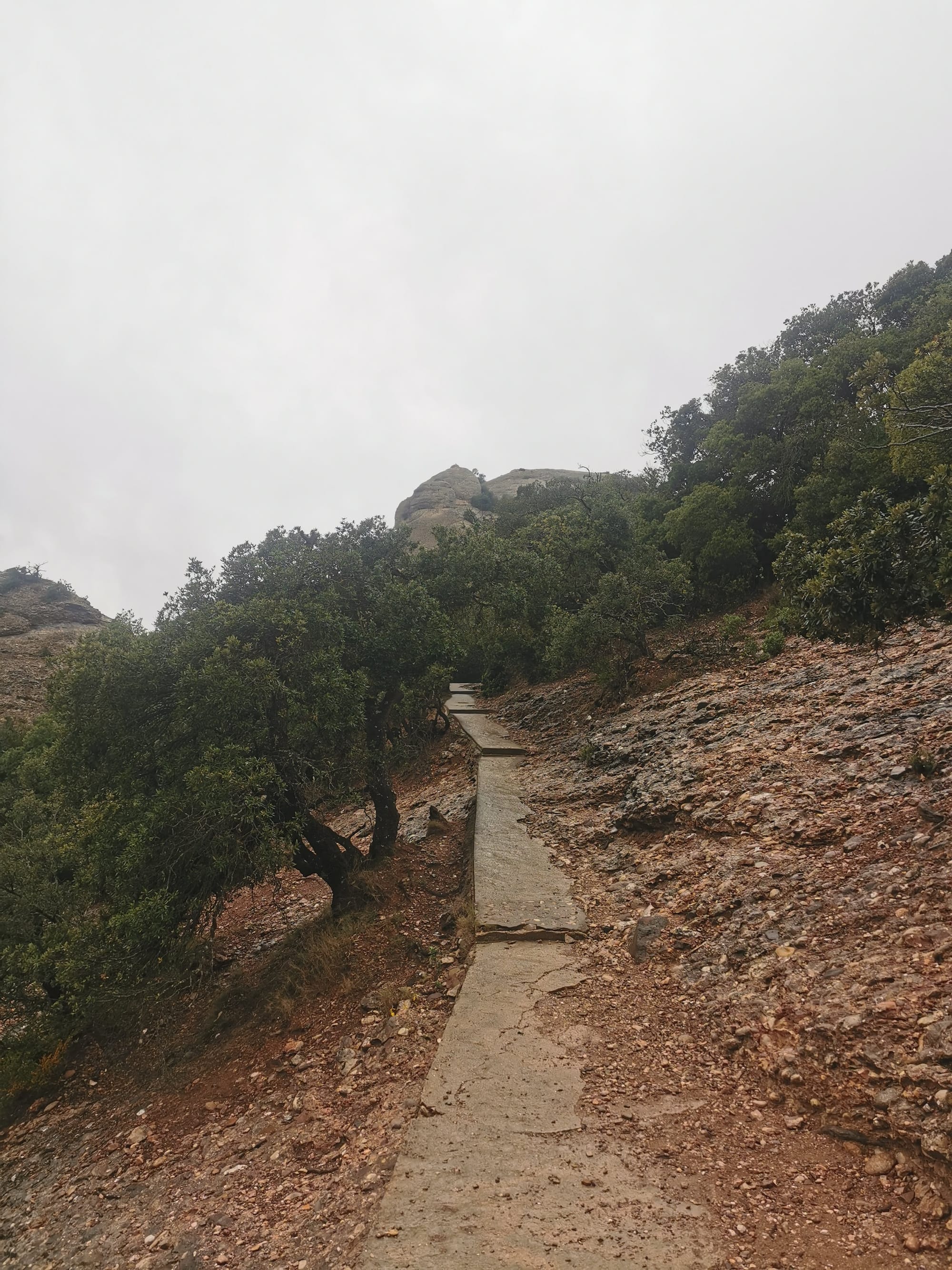 Montserrat: Wandern vom Kloster auf den Sant Jeroni Gipfel